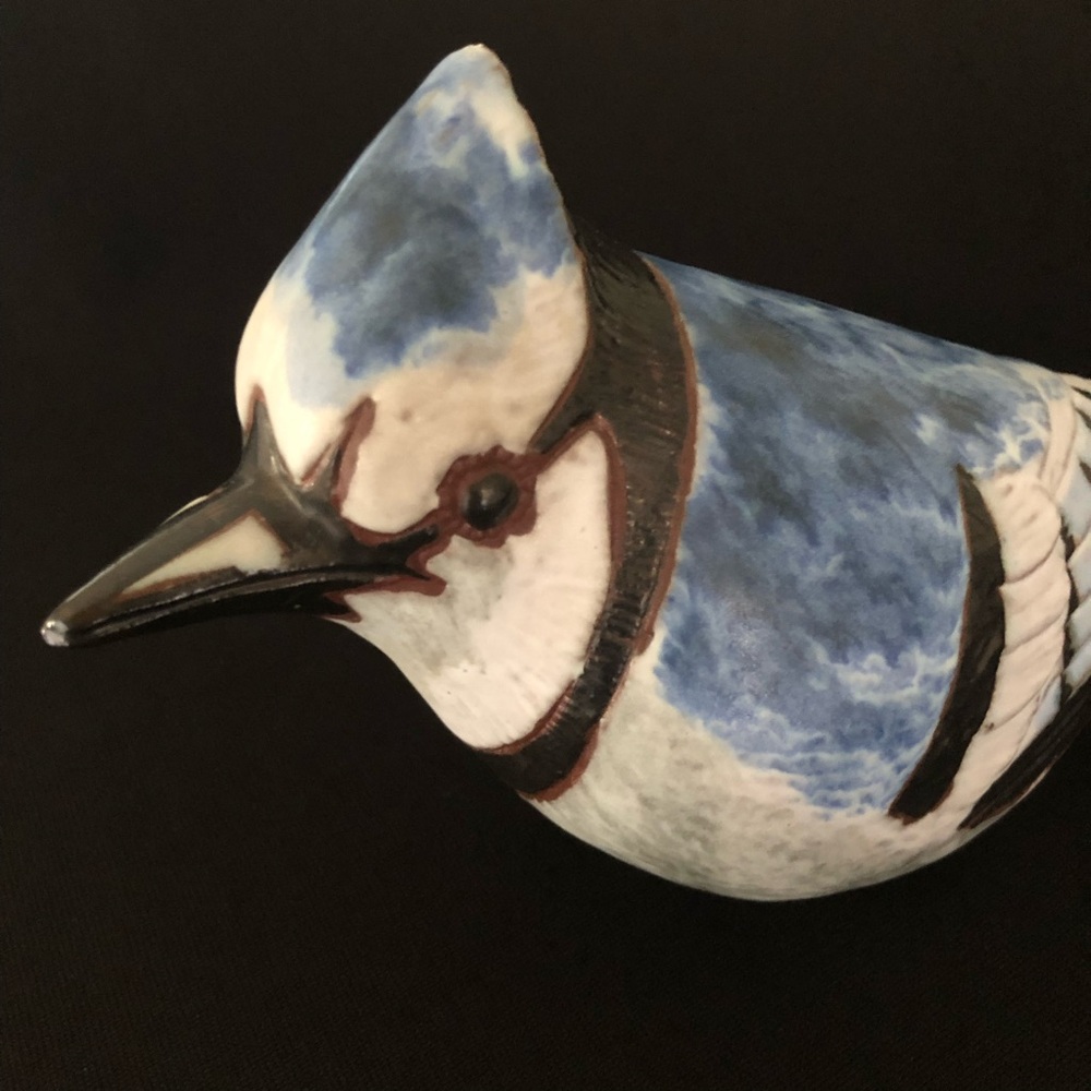 Vintage Andersen Design Studio Large Blue Jay Bird Figurine - Picture 8 of 12